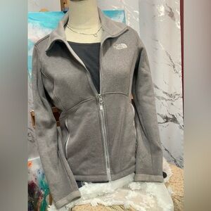 The North Face Women's Gray Teddy Fleece Jacket